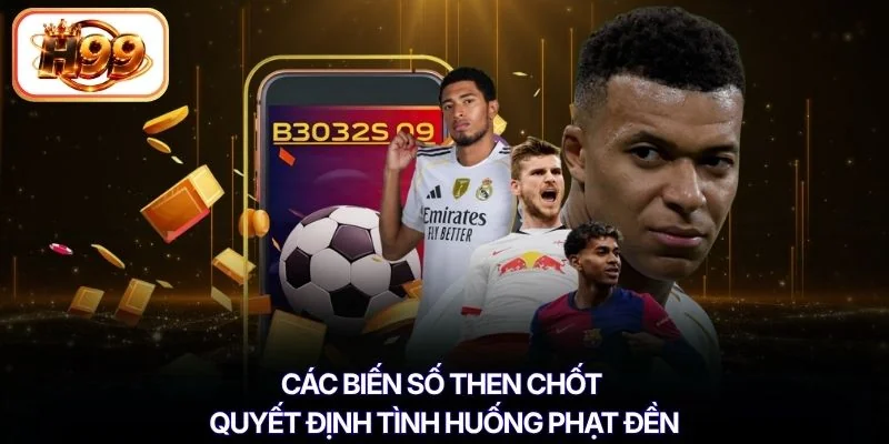 Các biến số then chốt quyết định tình huống phạt đền