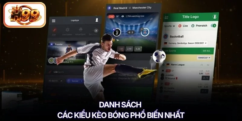 Danh sách các kiểu kèo bóng phổ biến nhất